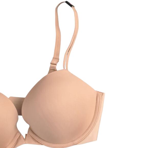 Victoria's Secret BeigePush Up Wide Band Bra Size 34D New - Picture 4 of 14